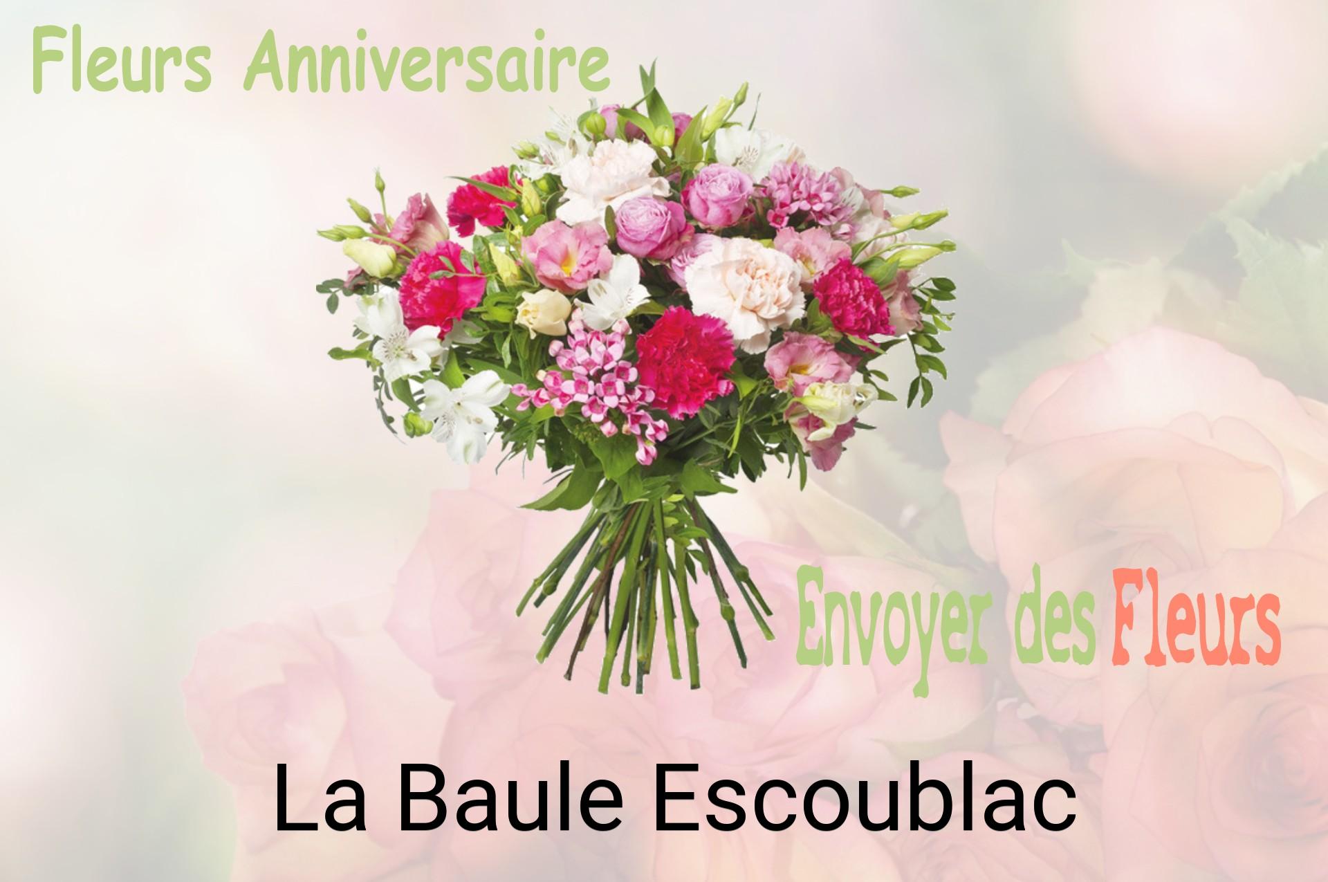 Bouquet de fleurs d’anniversaire livré à La Baule-Escoublac