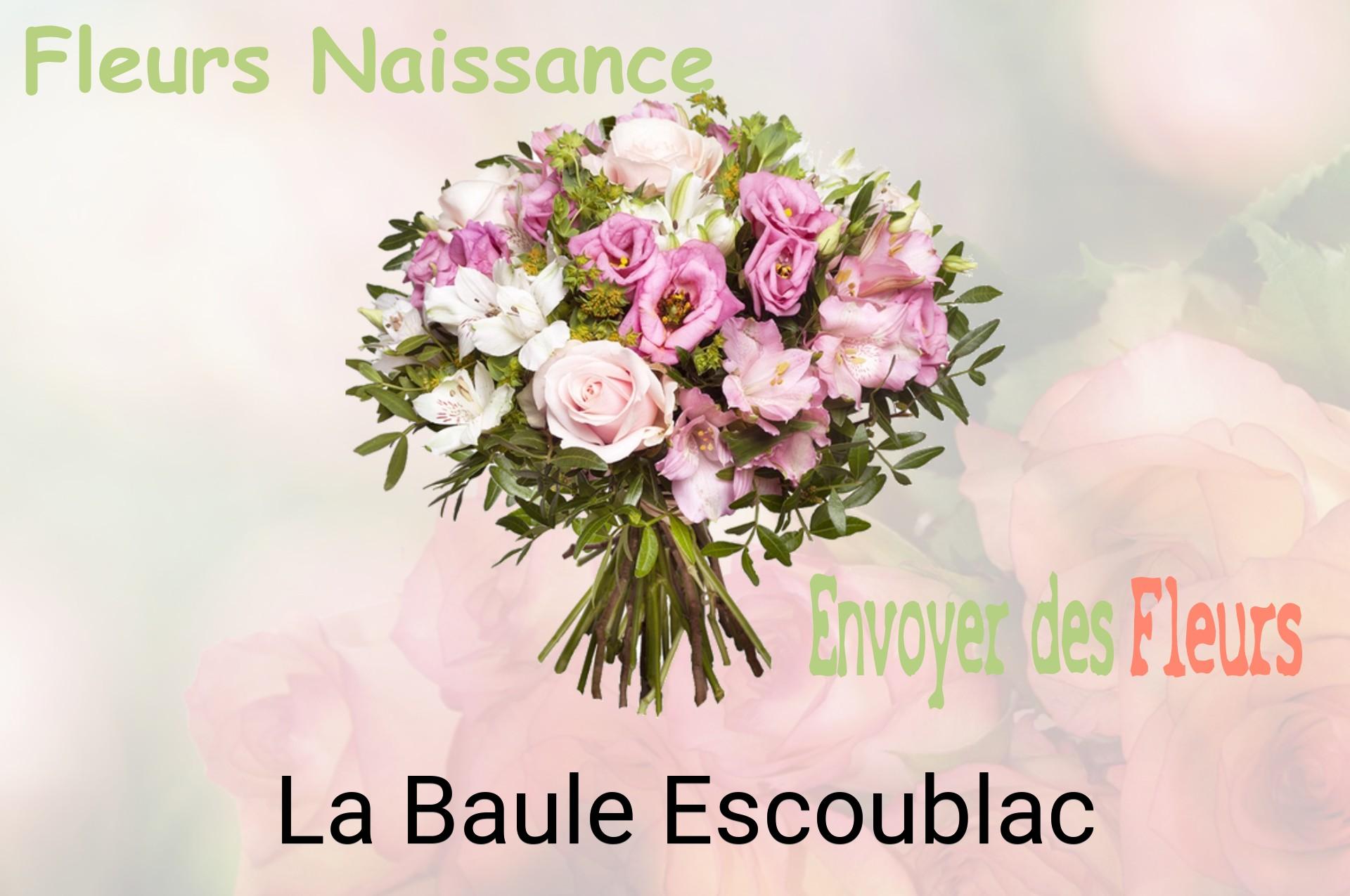 Bouquet de fleurs de naissance livré à La Baule-Escoublac